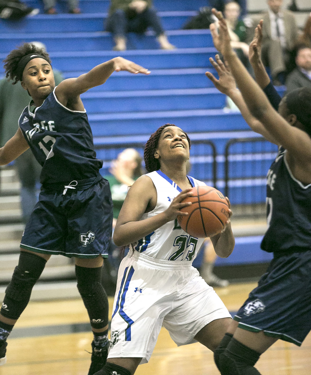 Colonial Forge at Riverbend girls basketball